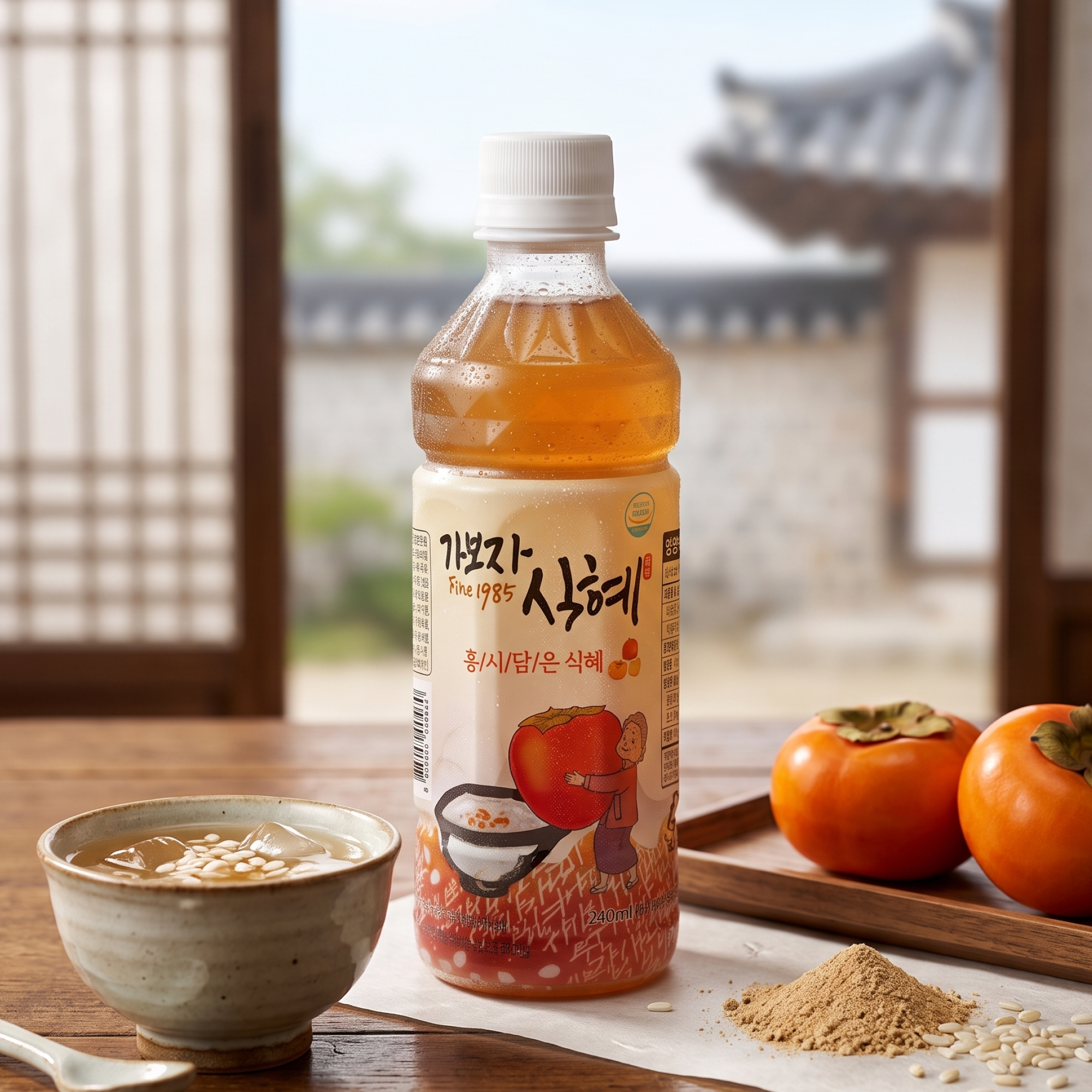[섬을담다] HACCP인증 가보자 홍시담은식혜 전통음료 340ml,20개